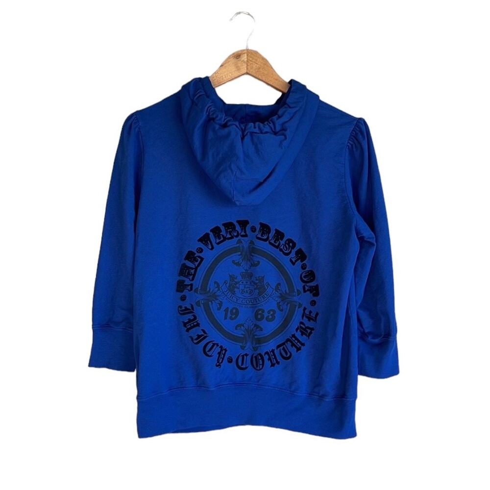 Juicy Couture Royal Blue Graphic Hoodie